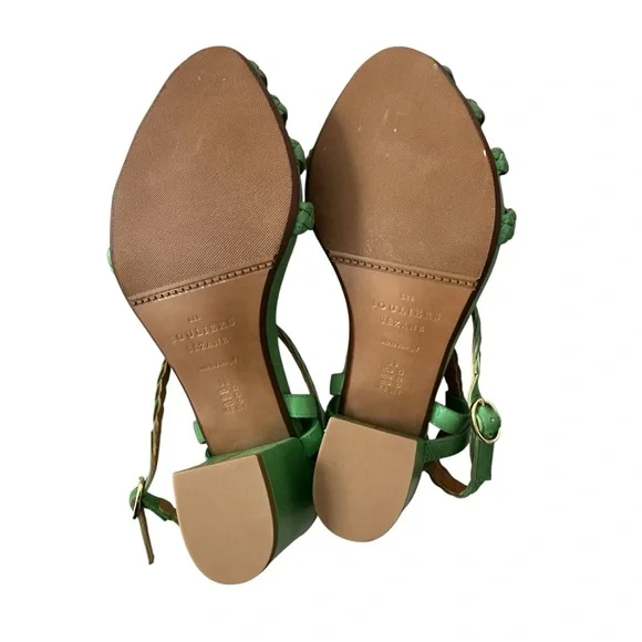Sezane Natacha Sandals Bright Green - Picture 8 of 9